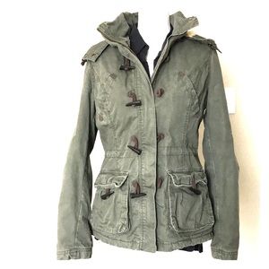 H&M L.O.G.G. green parka.